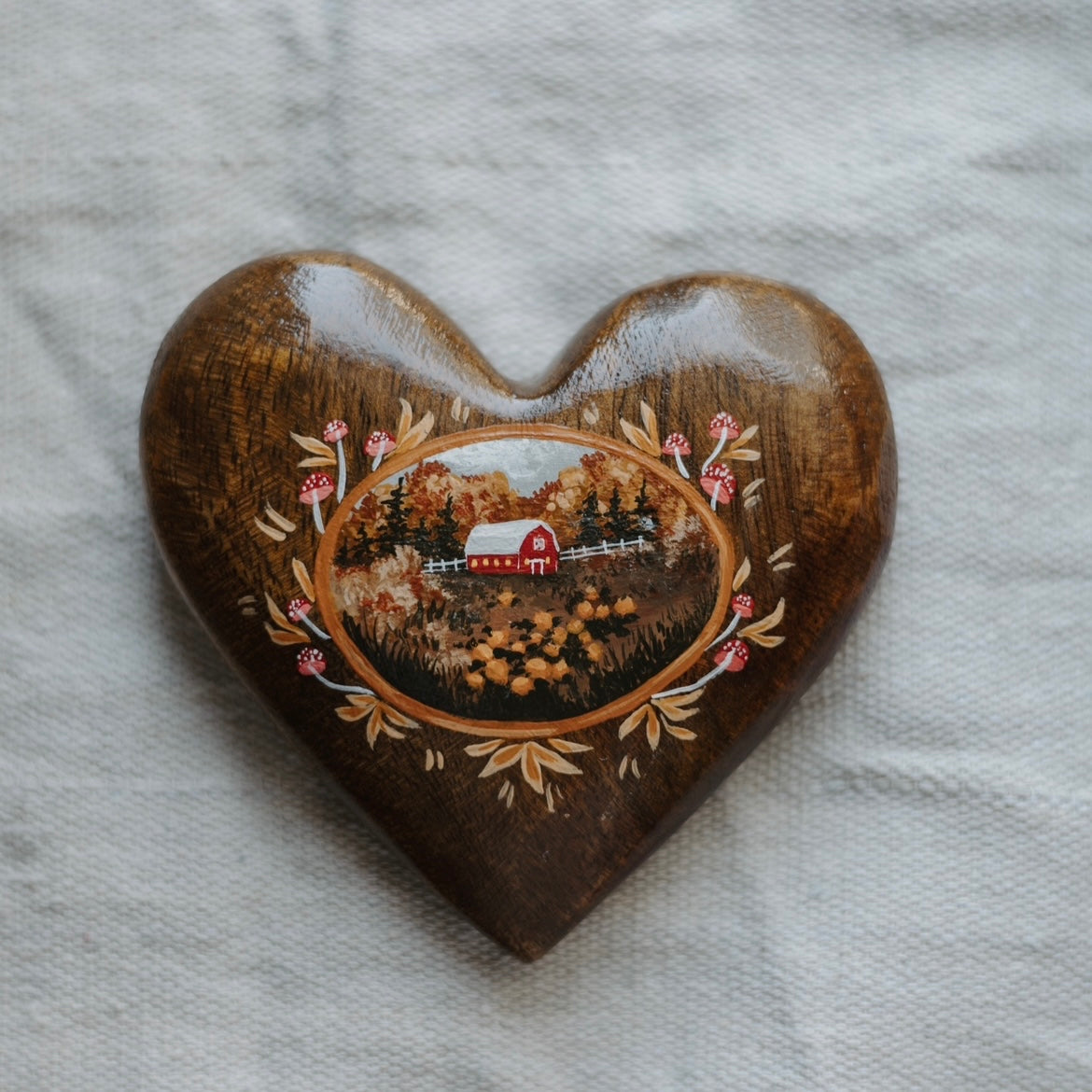 Heirloom Wooden Heart- no. 2