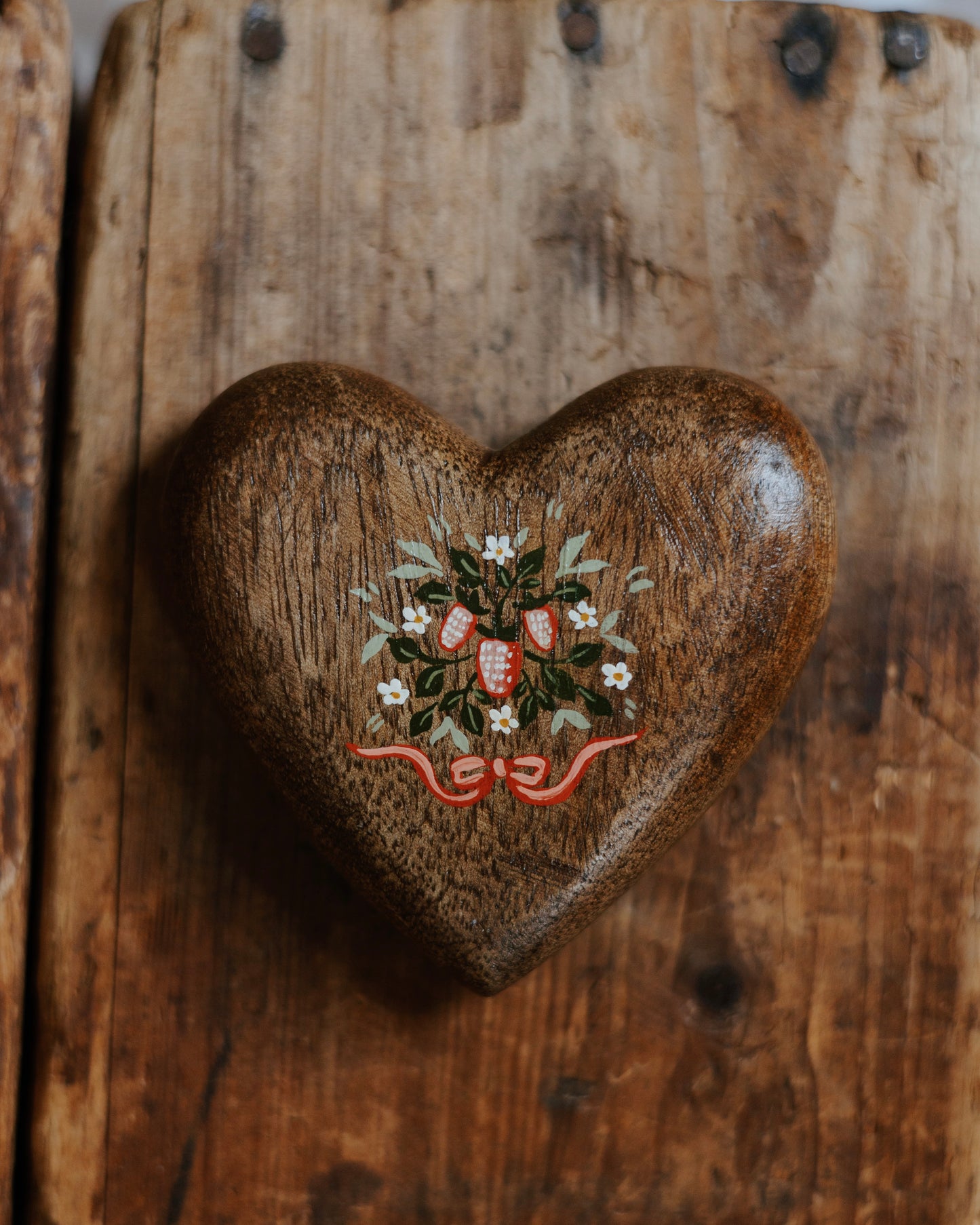 Heirloom Wooden Heart- no. 7
