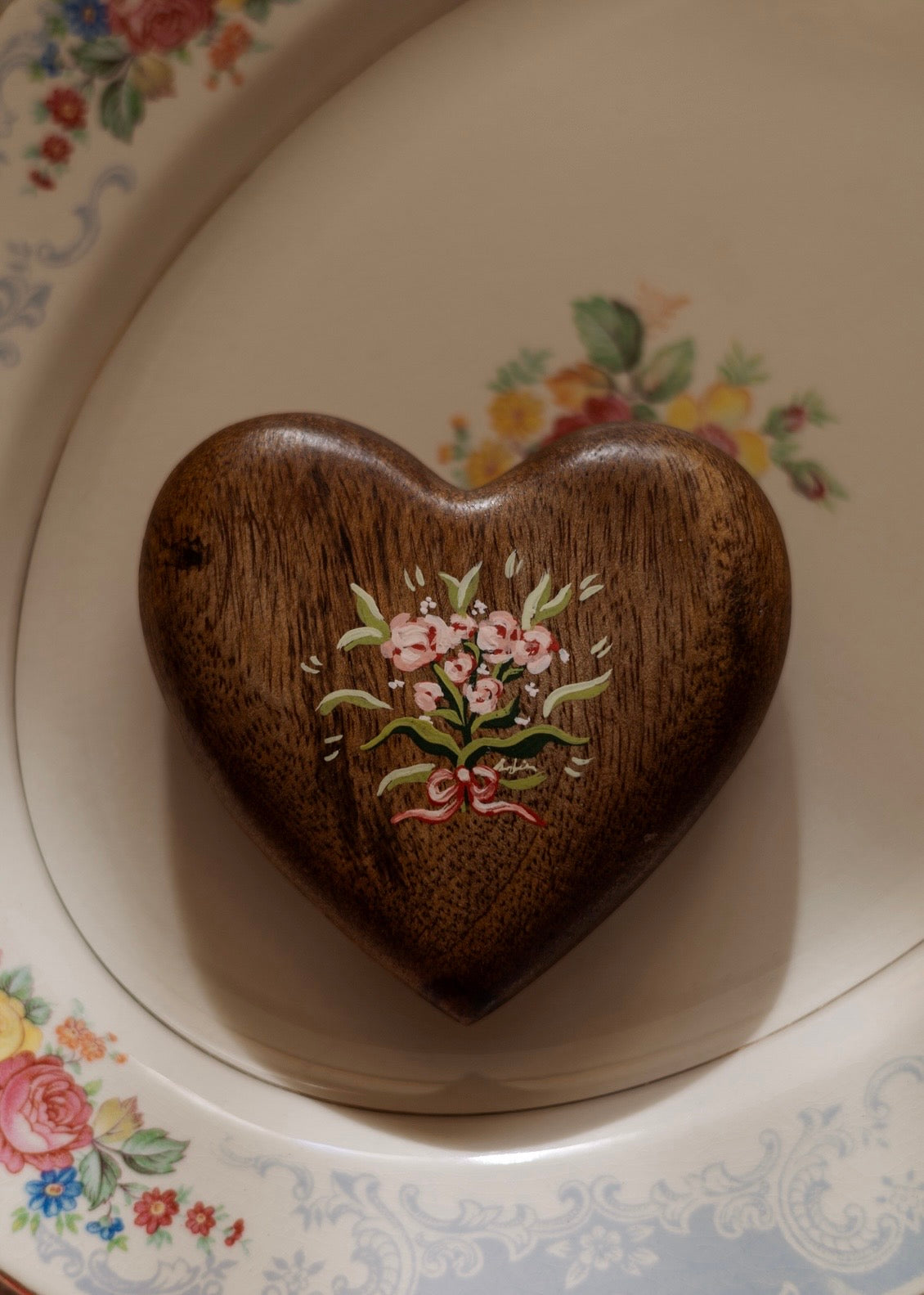 Heirloom Wooden Heart- no. 6