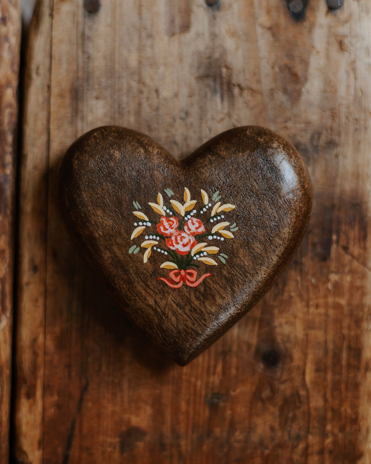 Heirloom Wooden Heart- no. 10