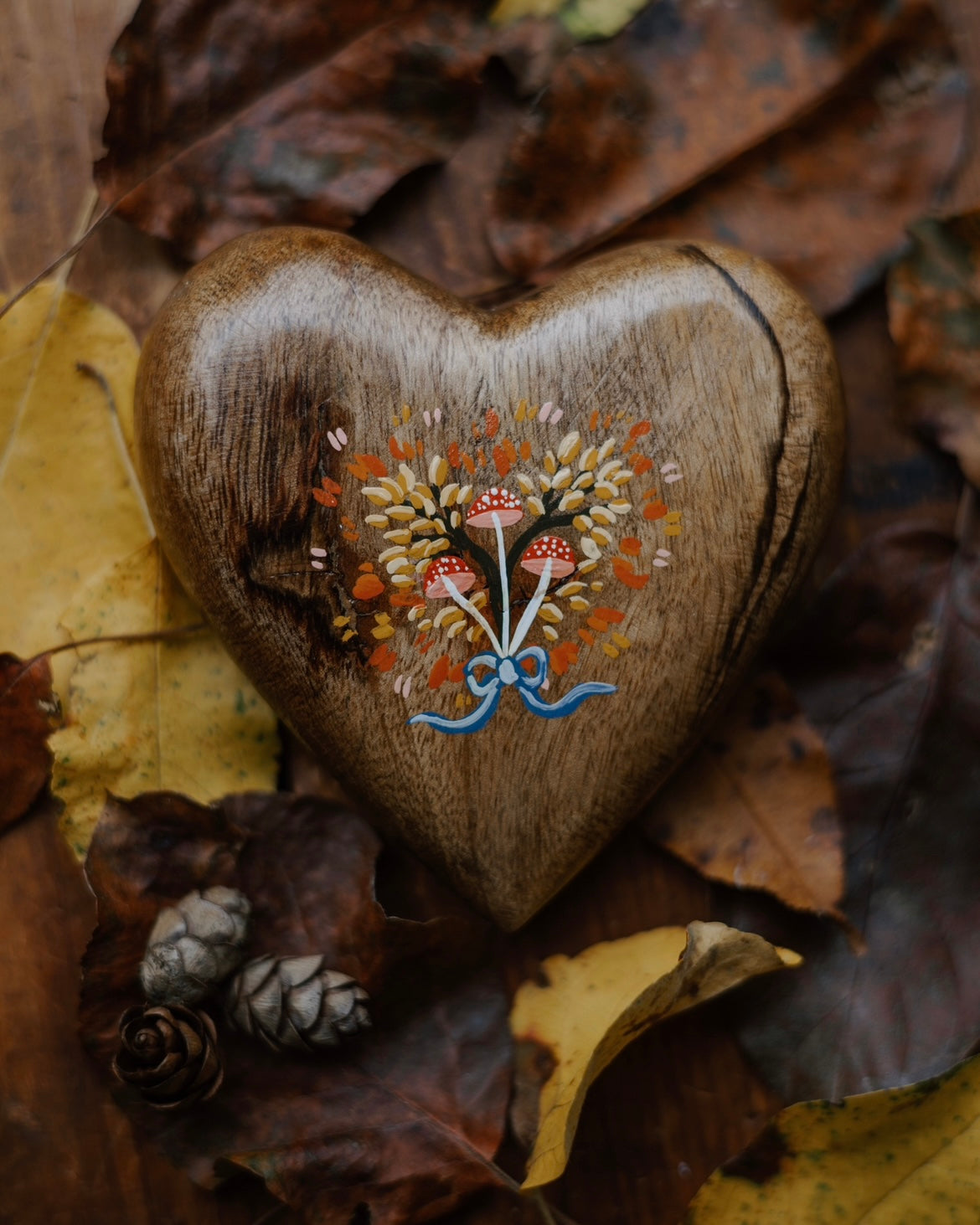 Heirloom Wooden Heart- no. 3