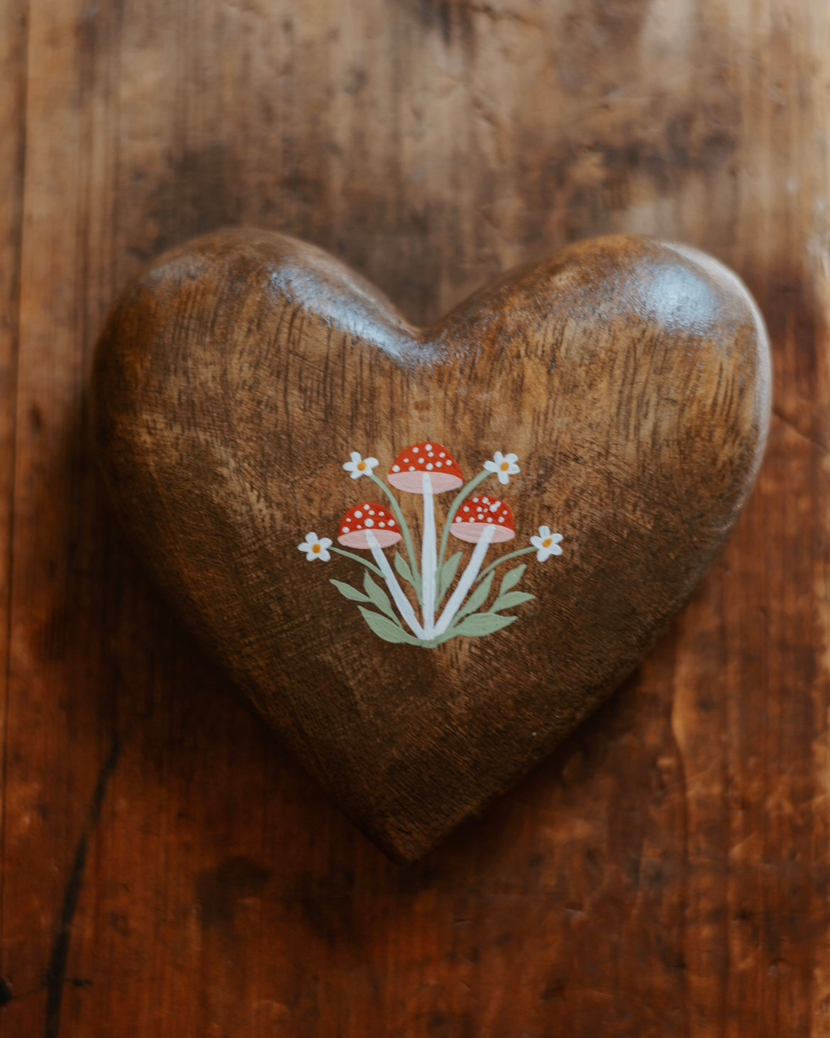 Heirloom Wooden Heart- no. 2