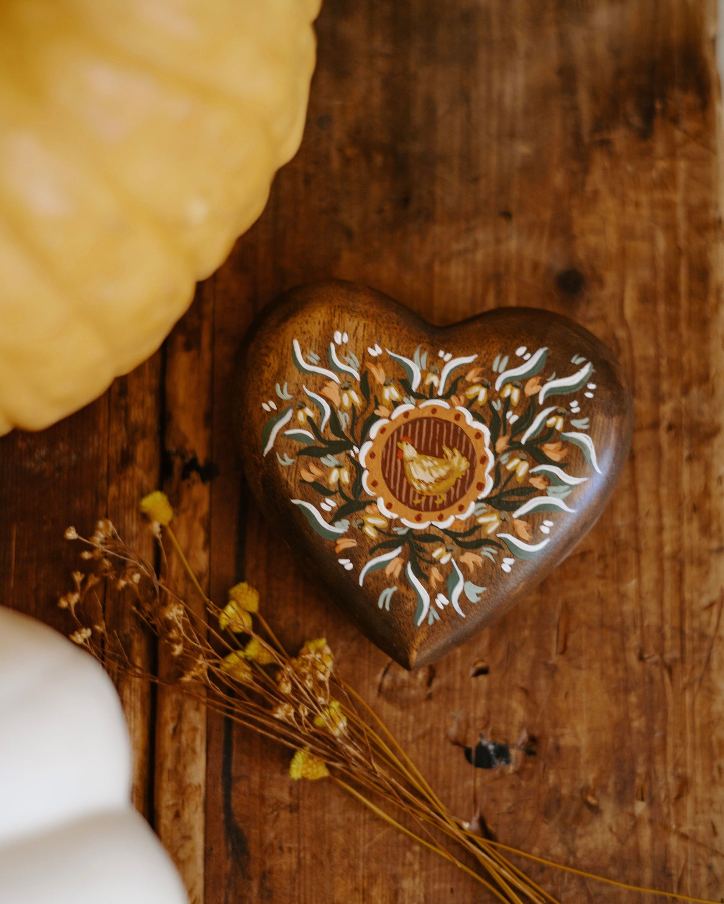 Heirloom Wooden Heart- no. 4