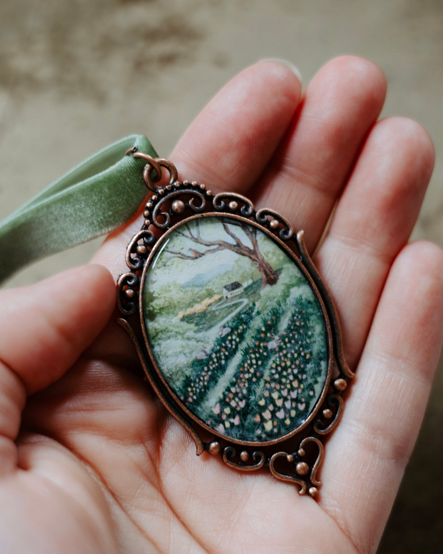 MINI- “The Tulip Field” Ornament