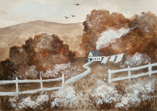 Russet Leaves- Fine Art Print