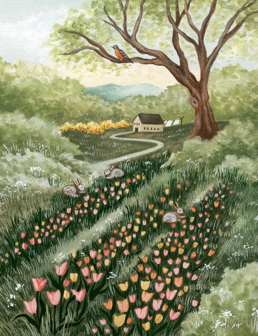 The Tulip Field- Fine Art Print