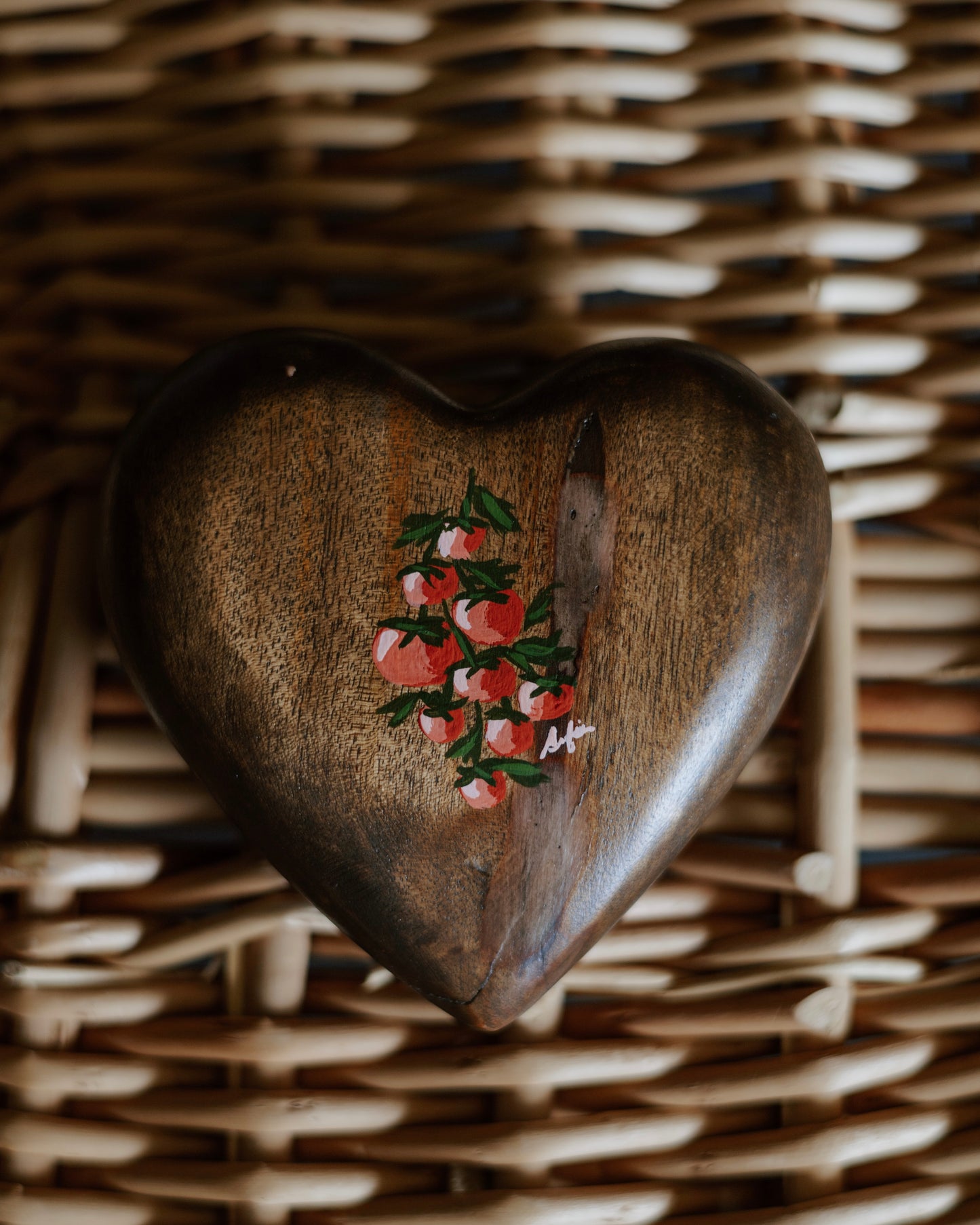 Heirloom Wooden Heart- no. 2