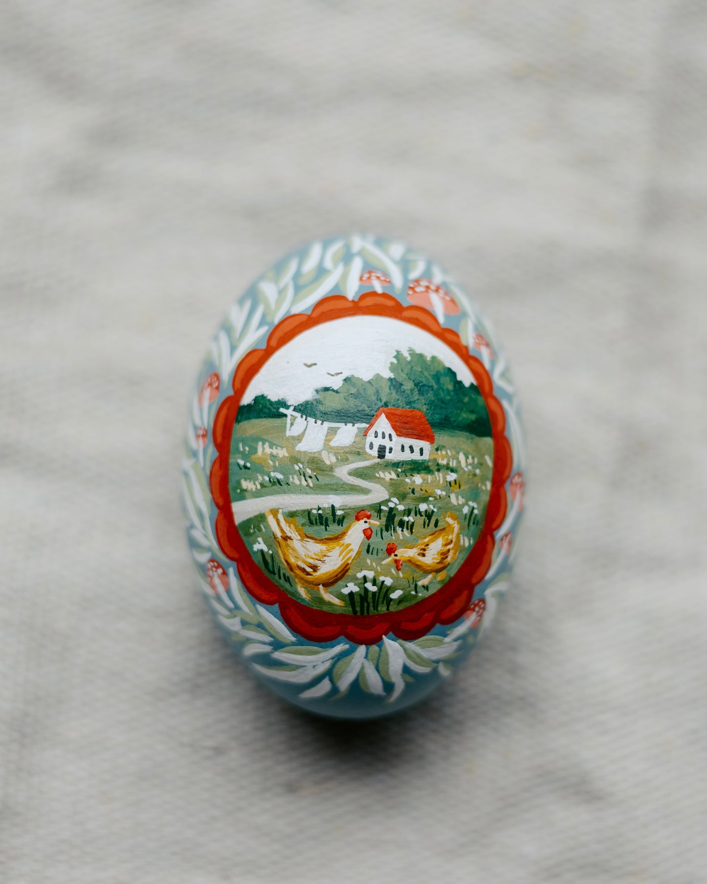 Heirloom Painted Egg- no. 8