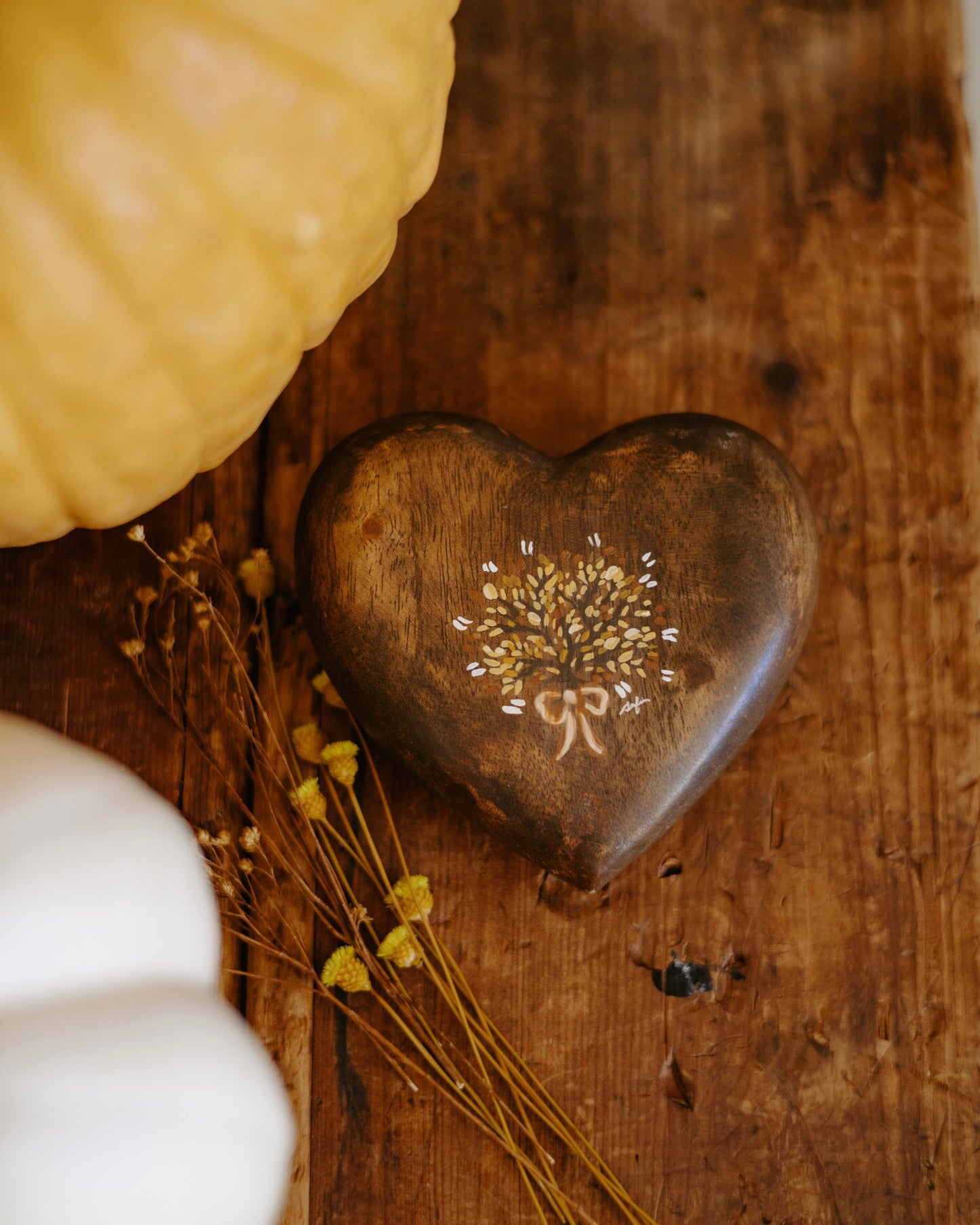 Heirloom Wooden Heart- no. 1