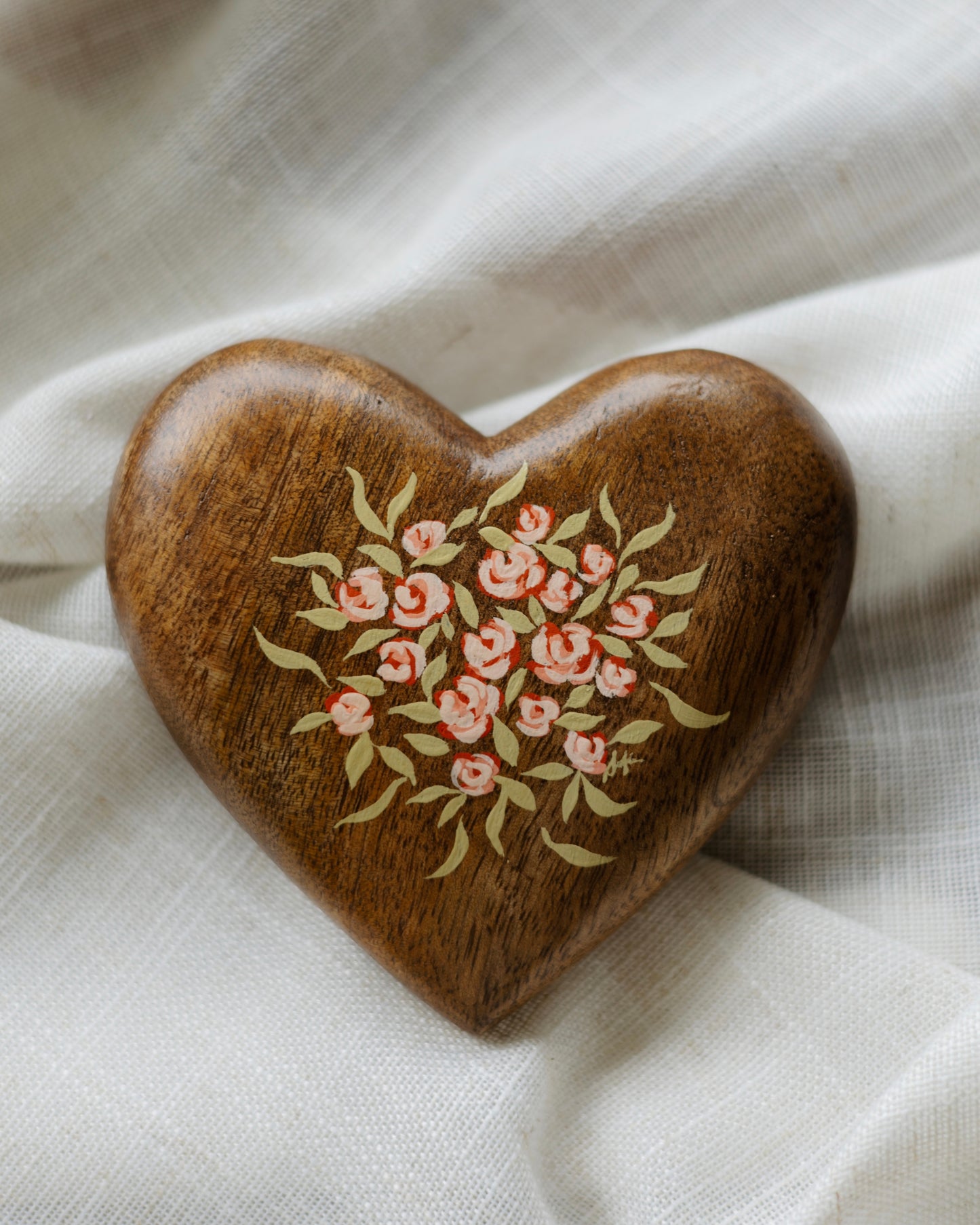 Heirloom Wooden Heart- no. 2