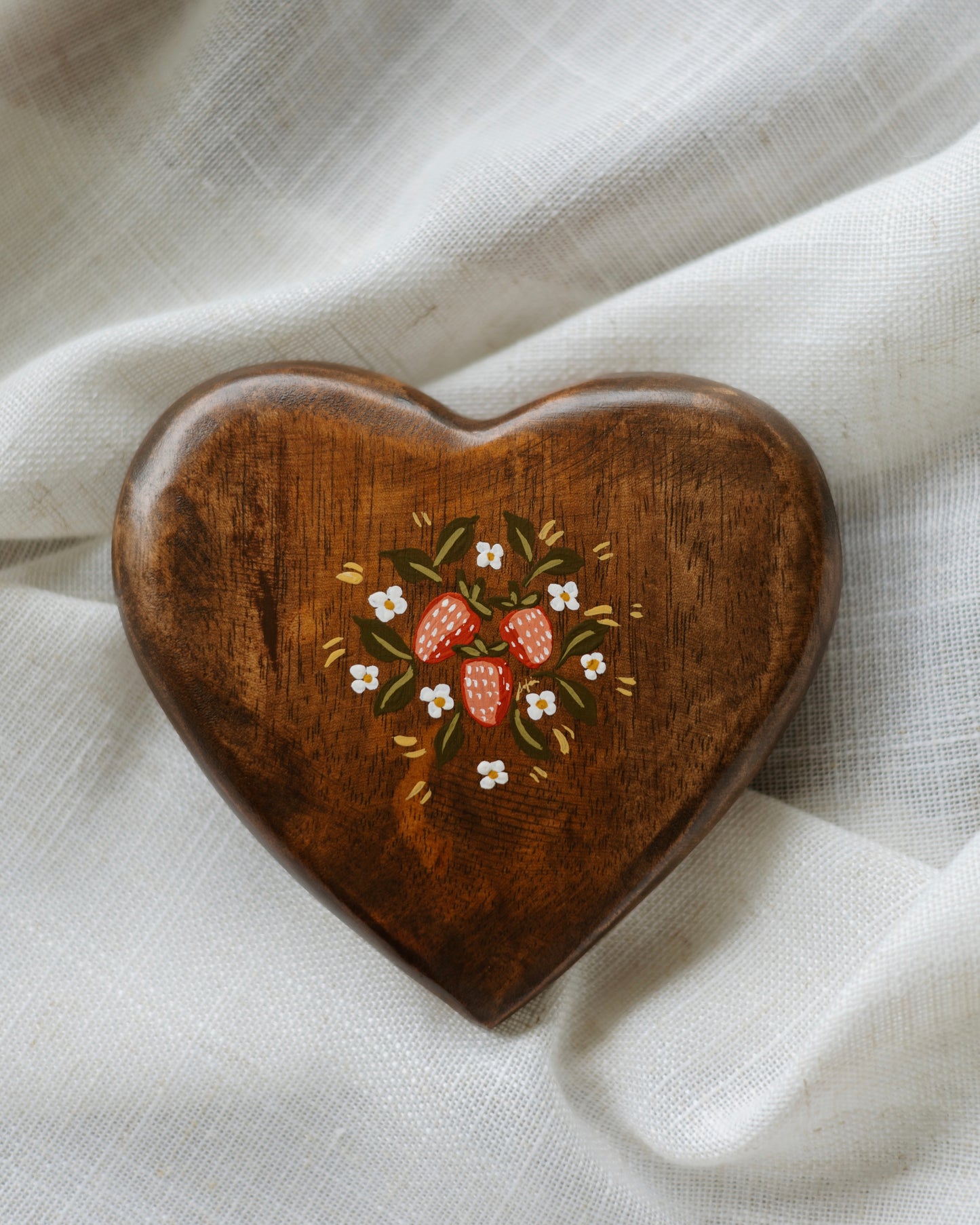 Heirloom Wooden Heart- no. 4