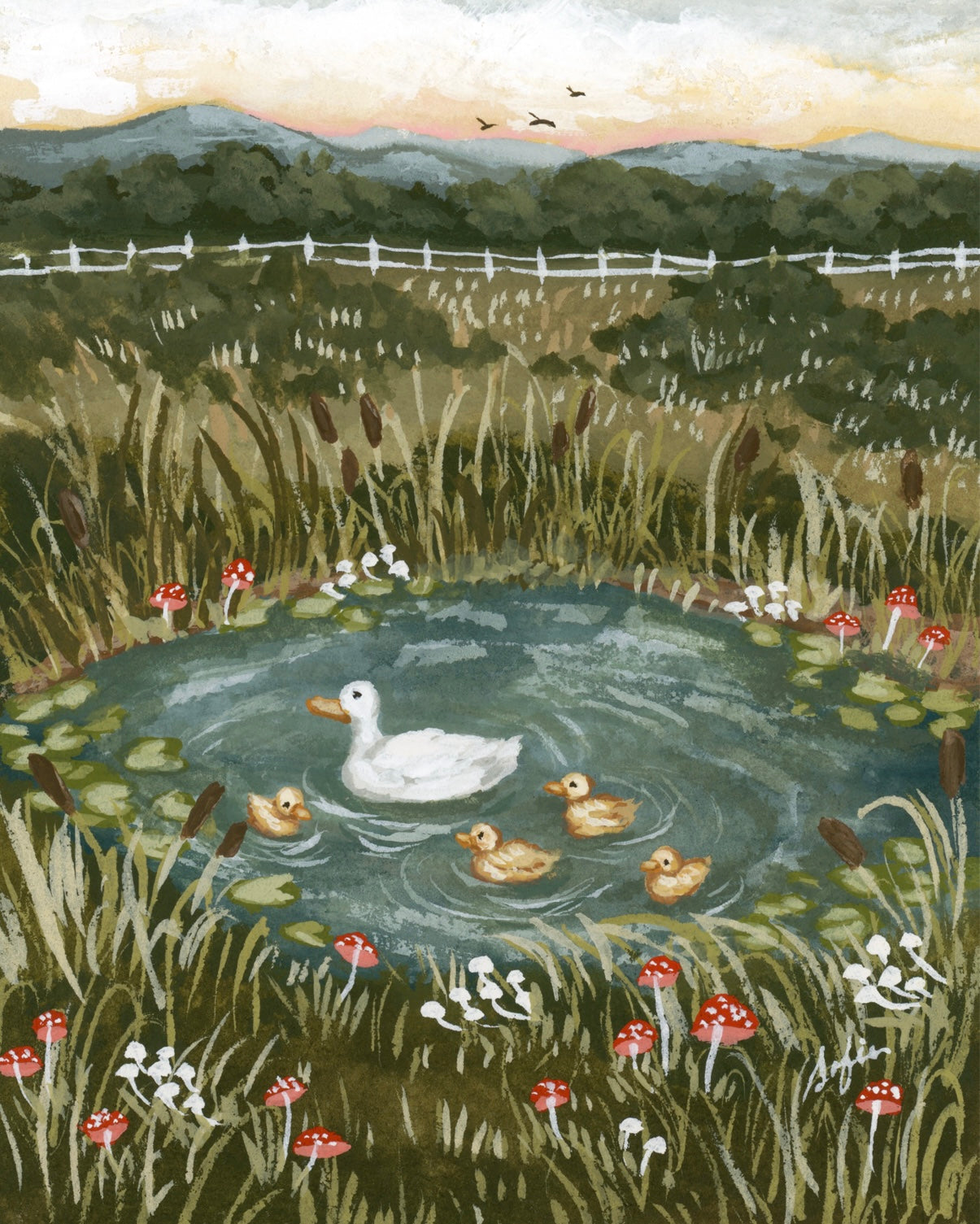 Summertime at the Pond- Fine Art Print
