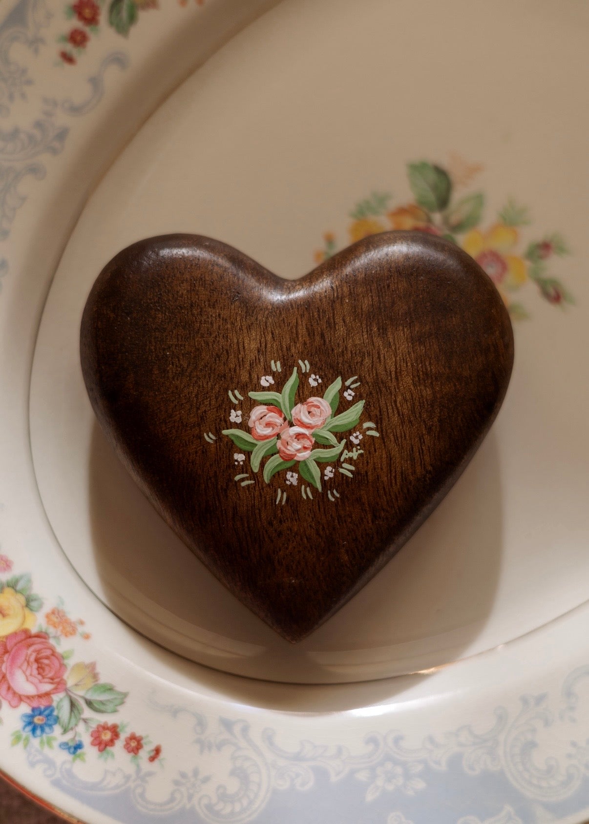 Heirloom Wooden Heart- no. 2