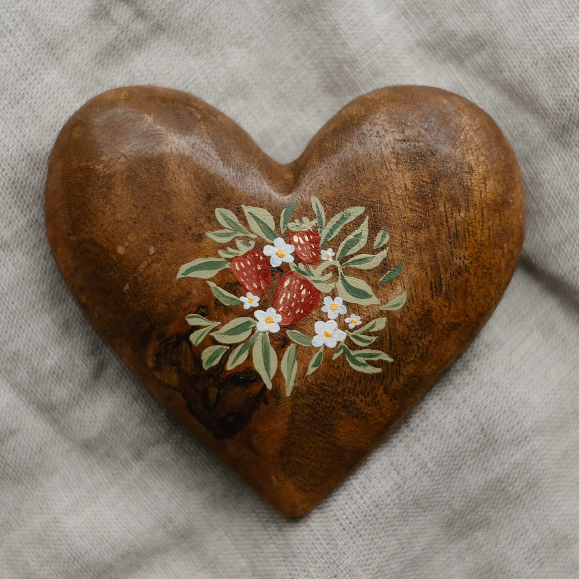 Heirloom Wooden Heart- no. 1