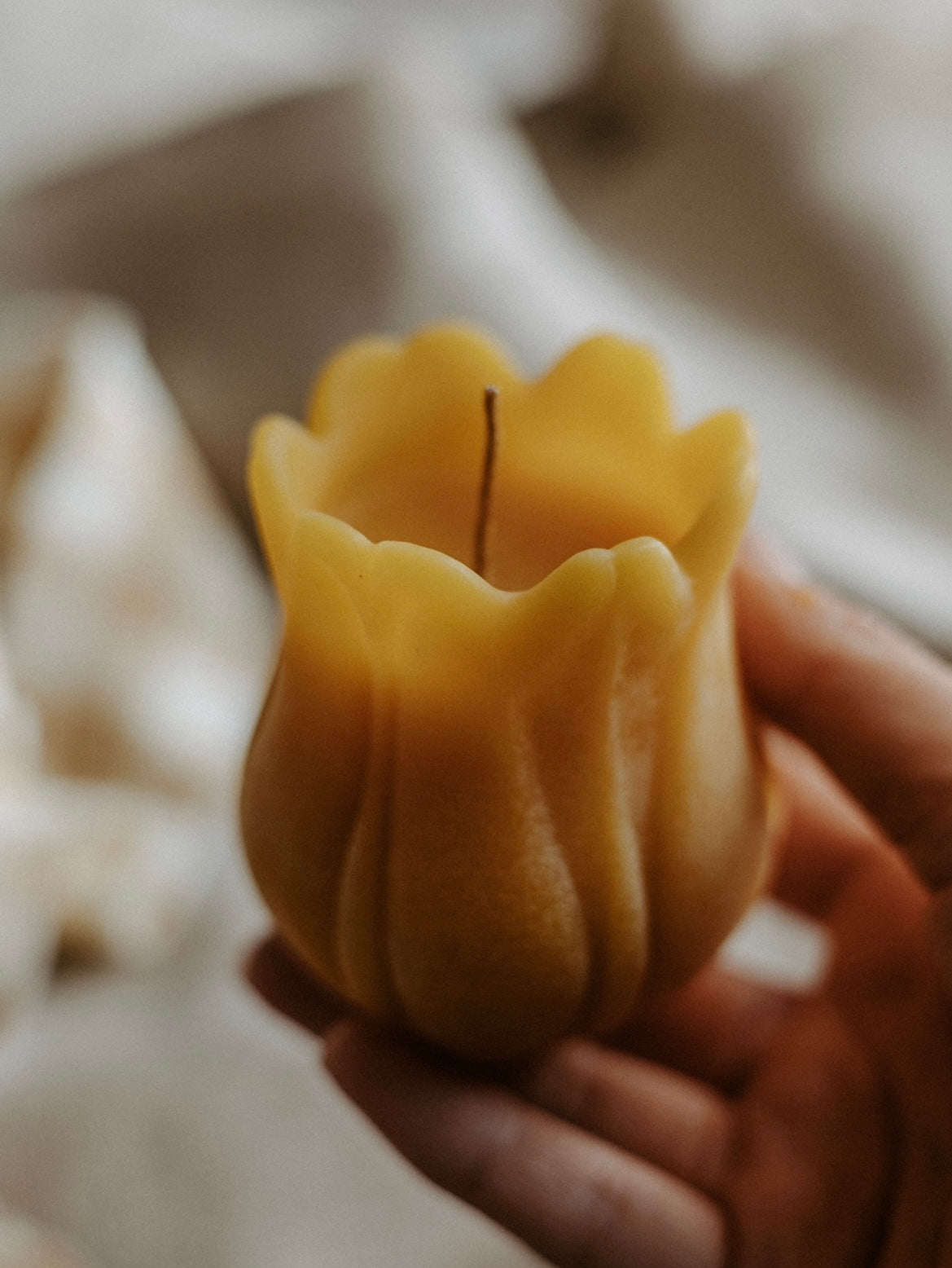 Beeswax Candle- Tulip