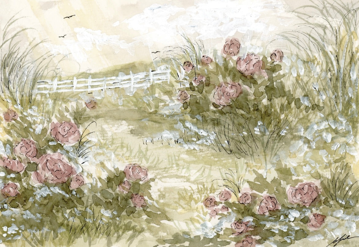 The Peony Garden- Fine Art Print