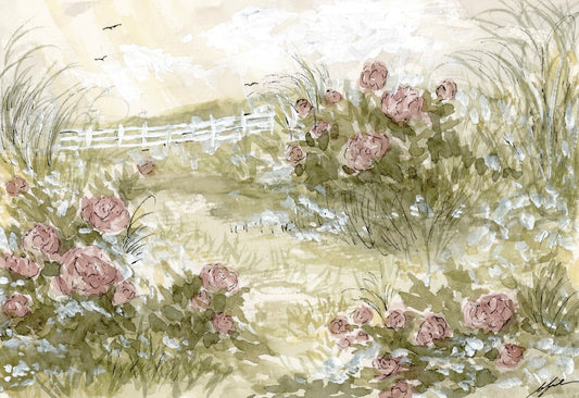 The Peony Garden- Fine Art Print