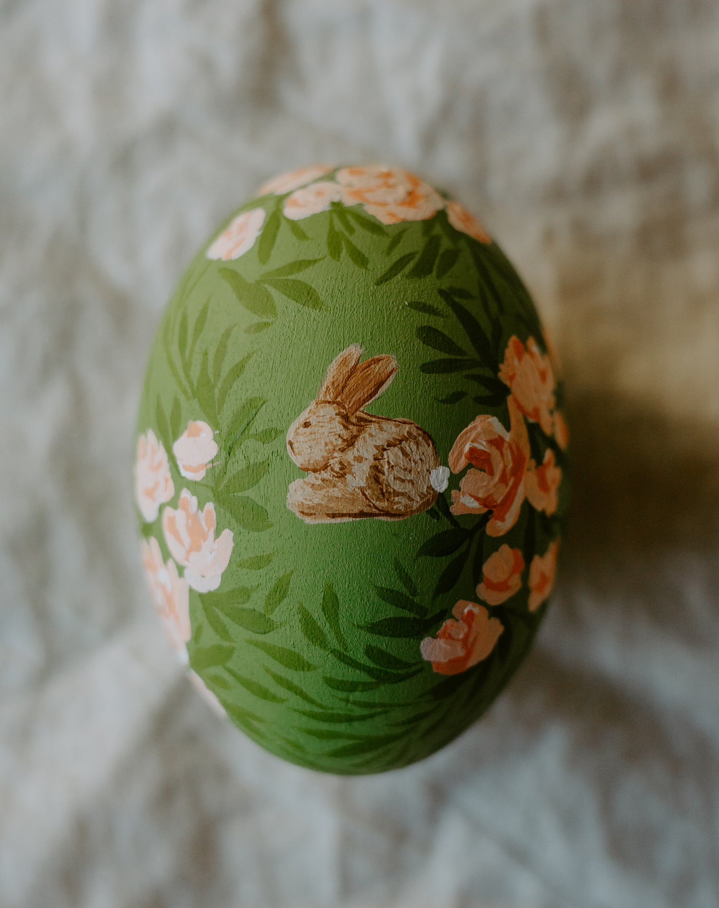 Heirloom Painted Egg- English Rose