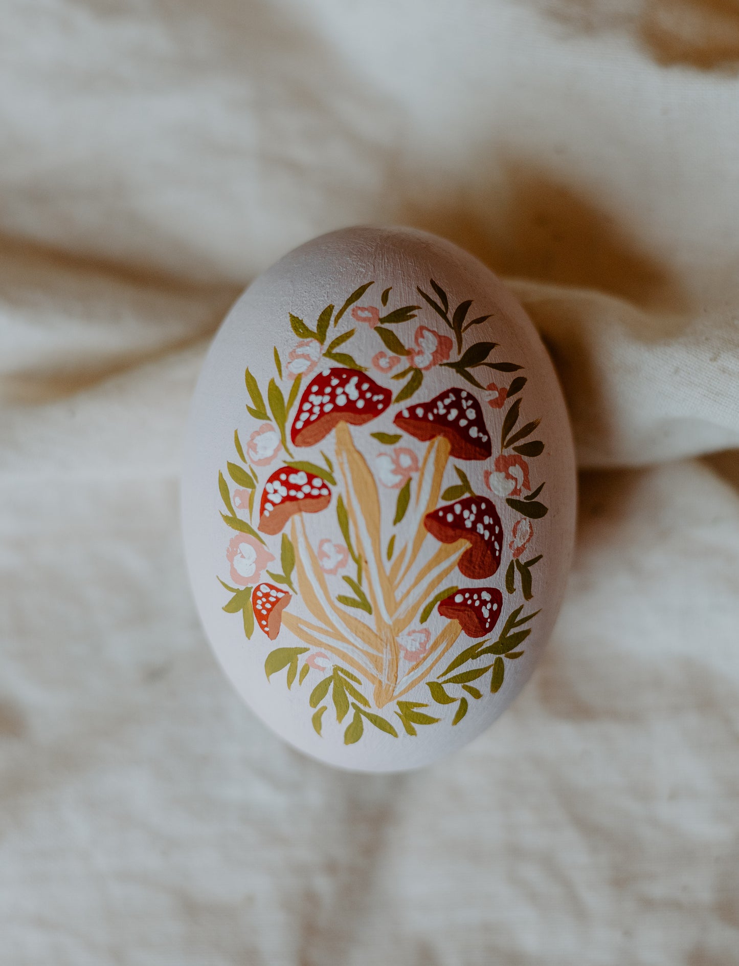 Heirloom Painted Egg- Sunday Morning