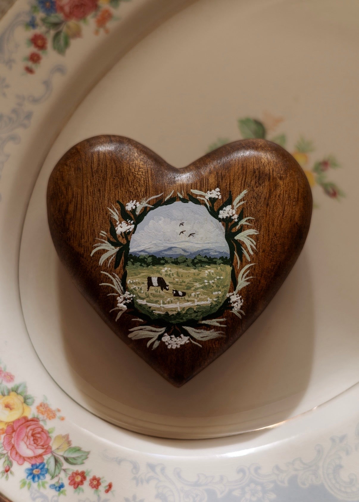 Heirloom Wooden Heart- no. 4