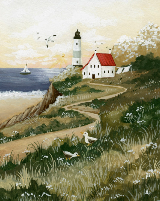 “Coastal Serenity”- Fine Art Print