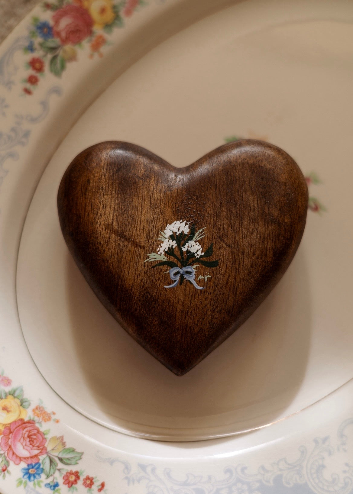 Heirloom Wooden Heart- no. 4