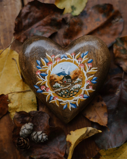 Heirloom Wooden Heart- no. 5