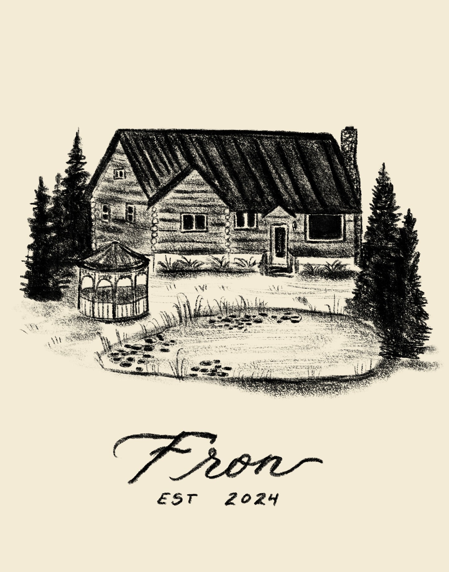 Custom Homestead Sketch