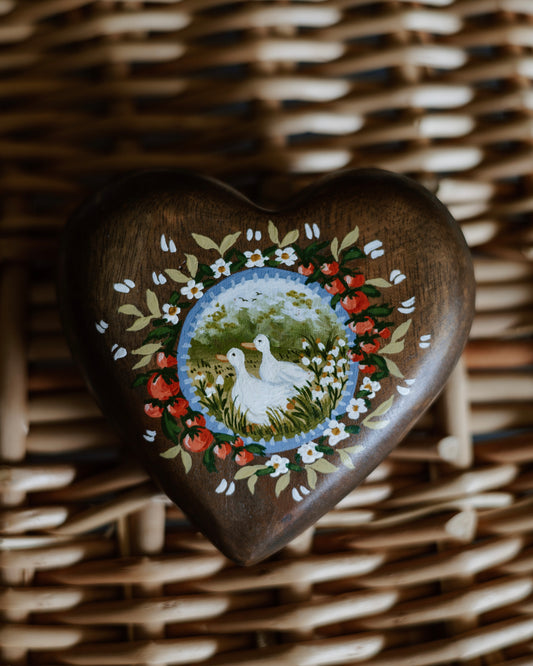 Heirloom Wooden Heart- no. 2