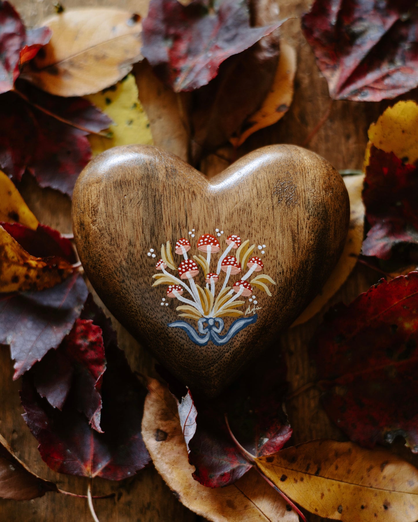Heirloom Wooden Heart- no. 4