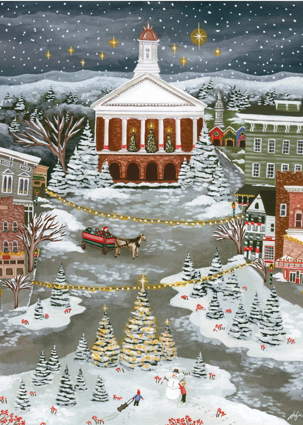 An Old Fashioned Christmas- Fine Art Print