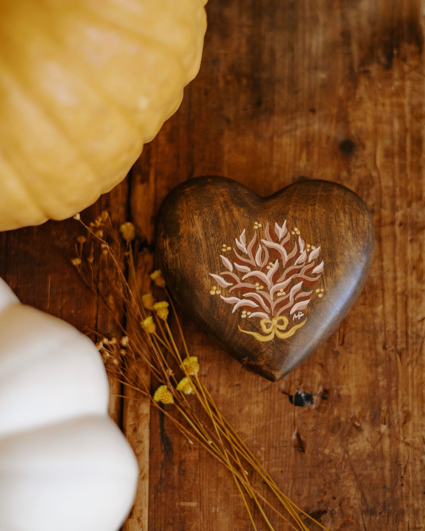 Heirloom Wooden Heart- no. 2