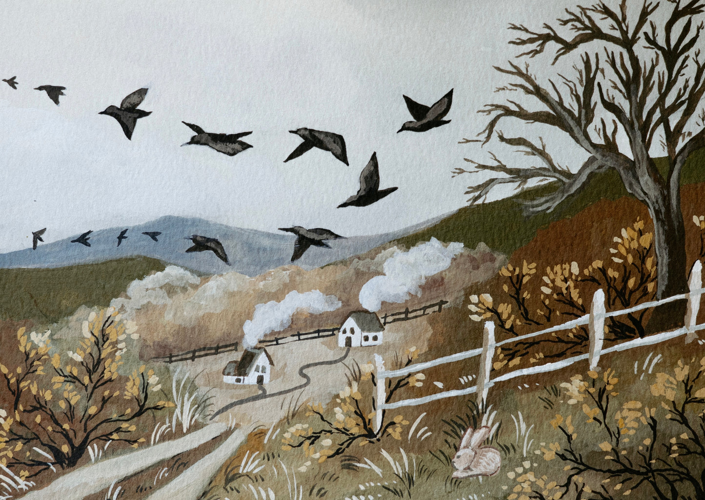 Parting Birds- Fine Art Print