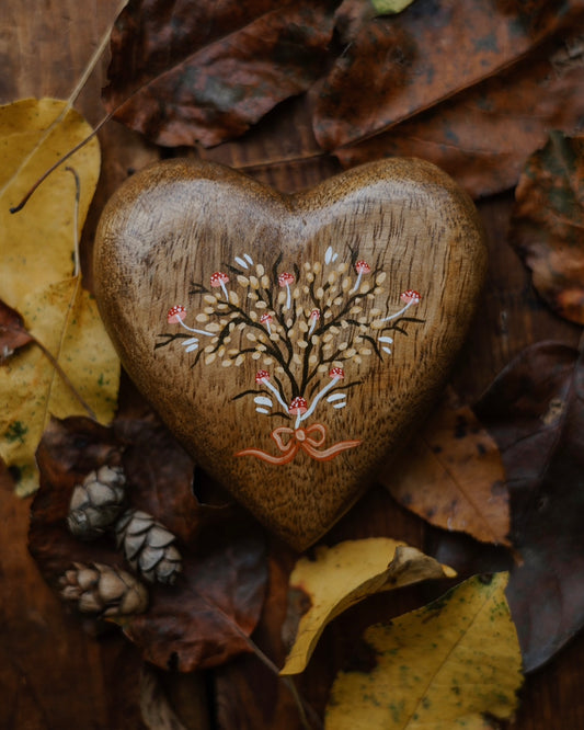 Heirloom Wooden Heart- no. 1