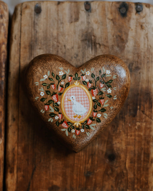 Heirloom Wooden Heart- no. 7