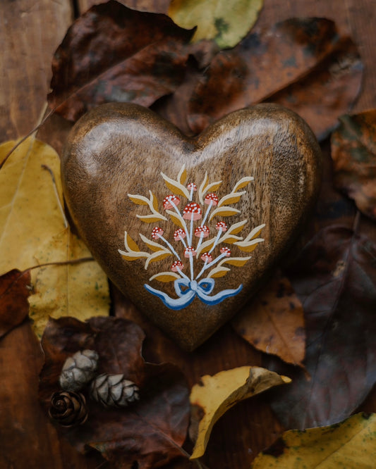 Heirloom Wooden Heart- no. 5