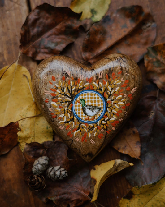 Heirloom Wooden Heart- no. 3