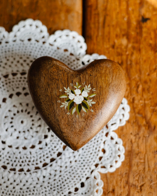 Heirloom Wooden Heart- no. 4