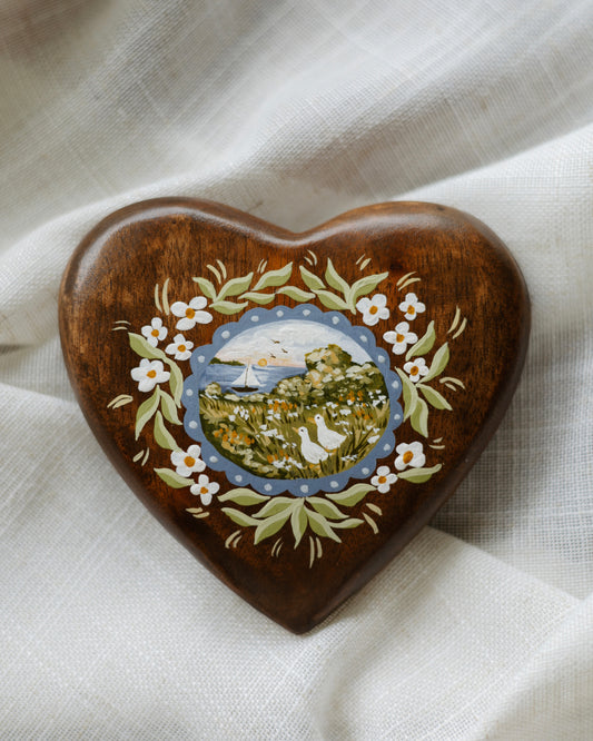Heirloom Wooden Heart- no. 3