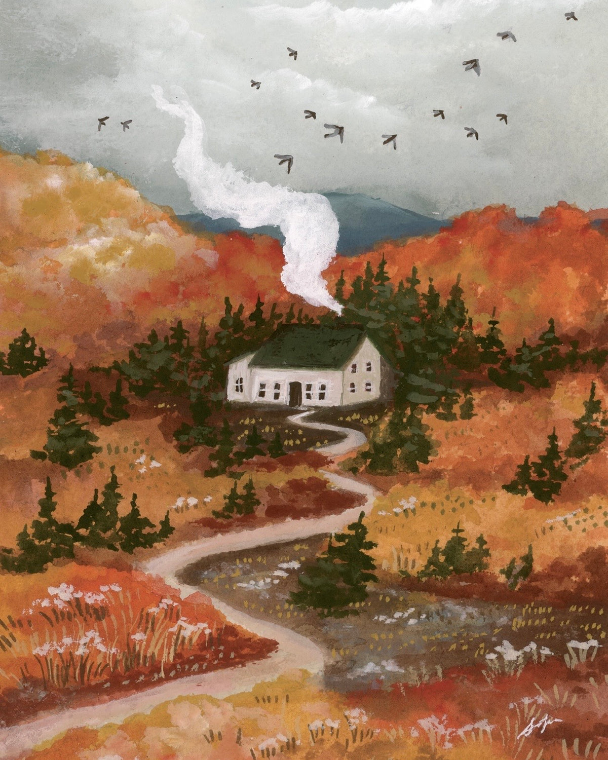 The Autumn Wind- Fine Art Print