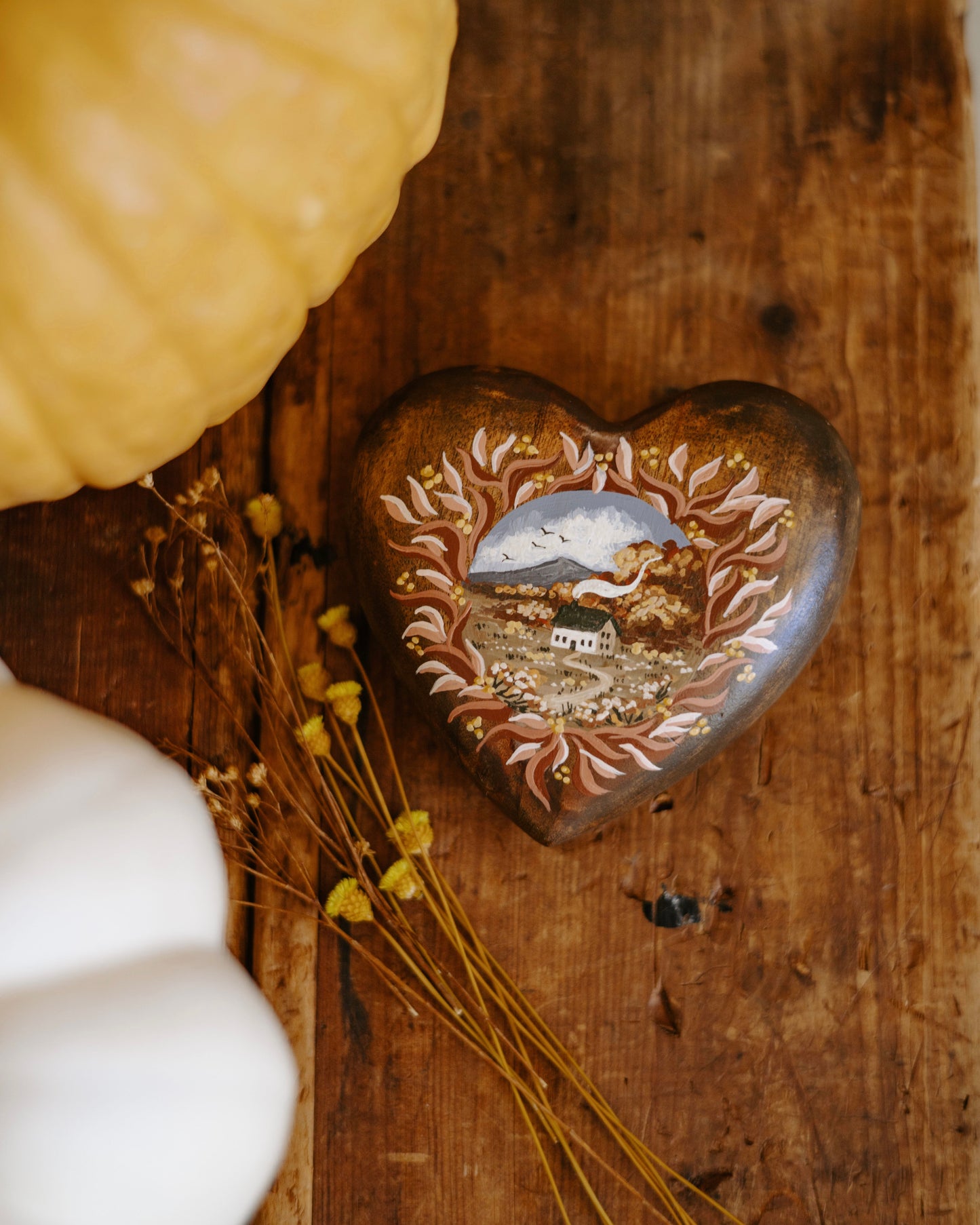 Heirloom Wooden Heart- no. 2