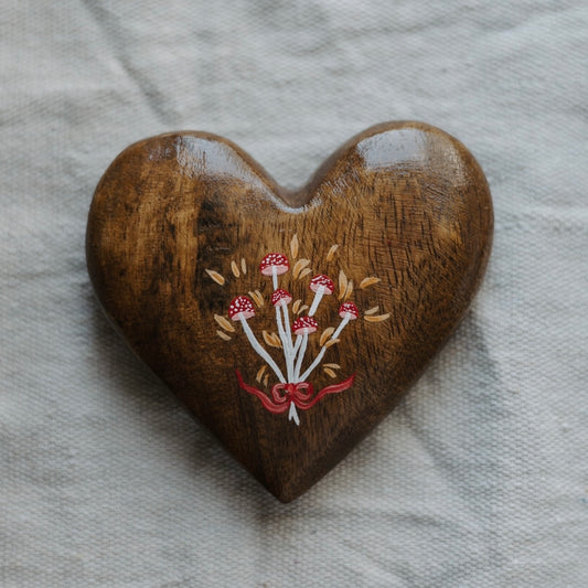 Heirloom Wooden Heart- no. 2
