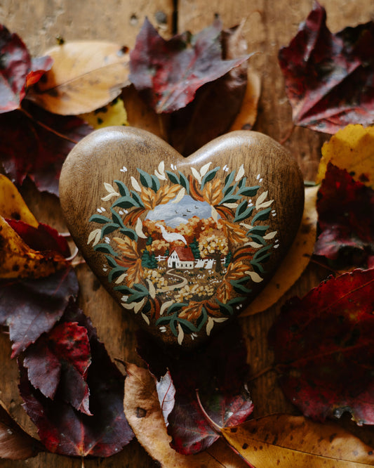 Heirloom Wooden Heart- no. 5