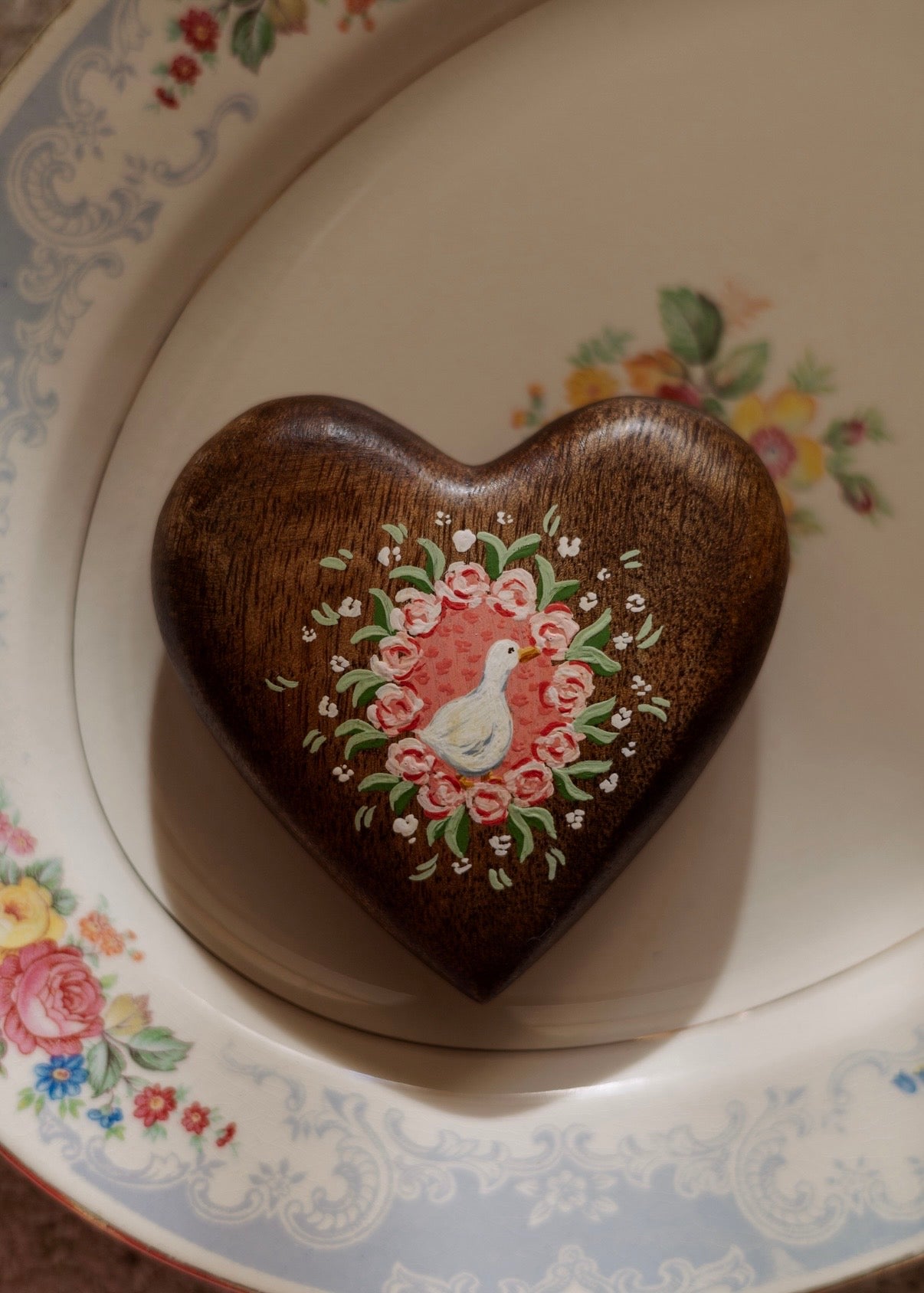 Heirloom Wooden Heart- no. 2