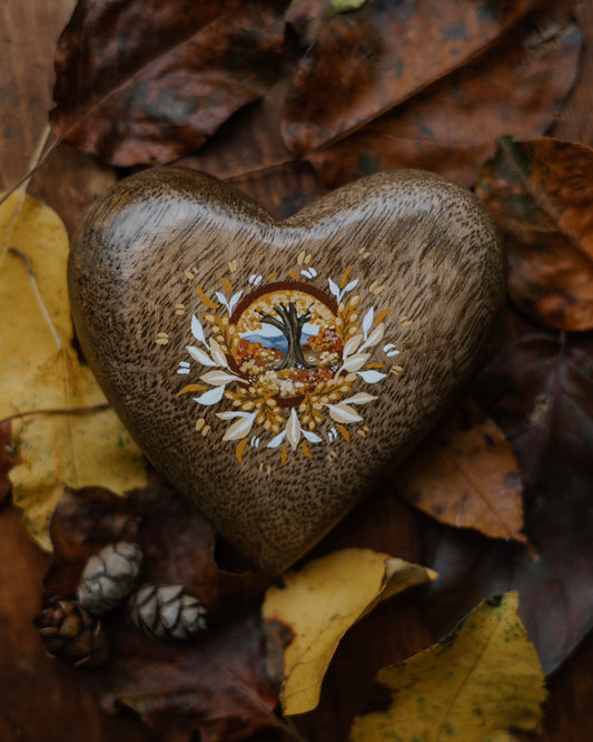 Heirloom Wooden Heart- no. 2