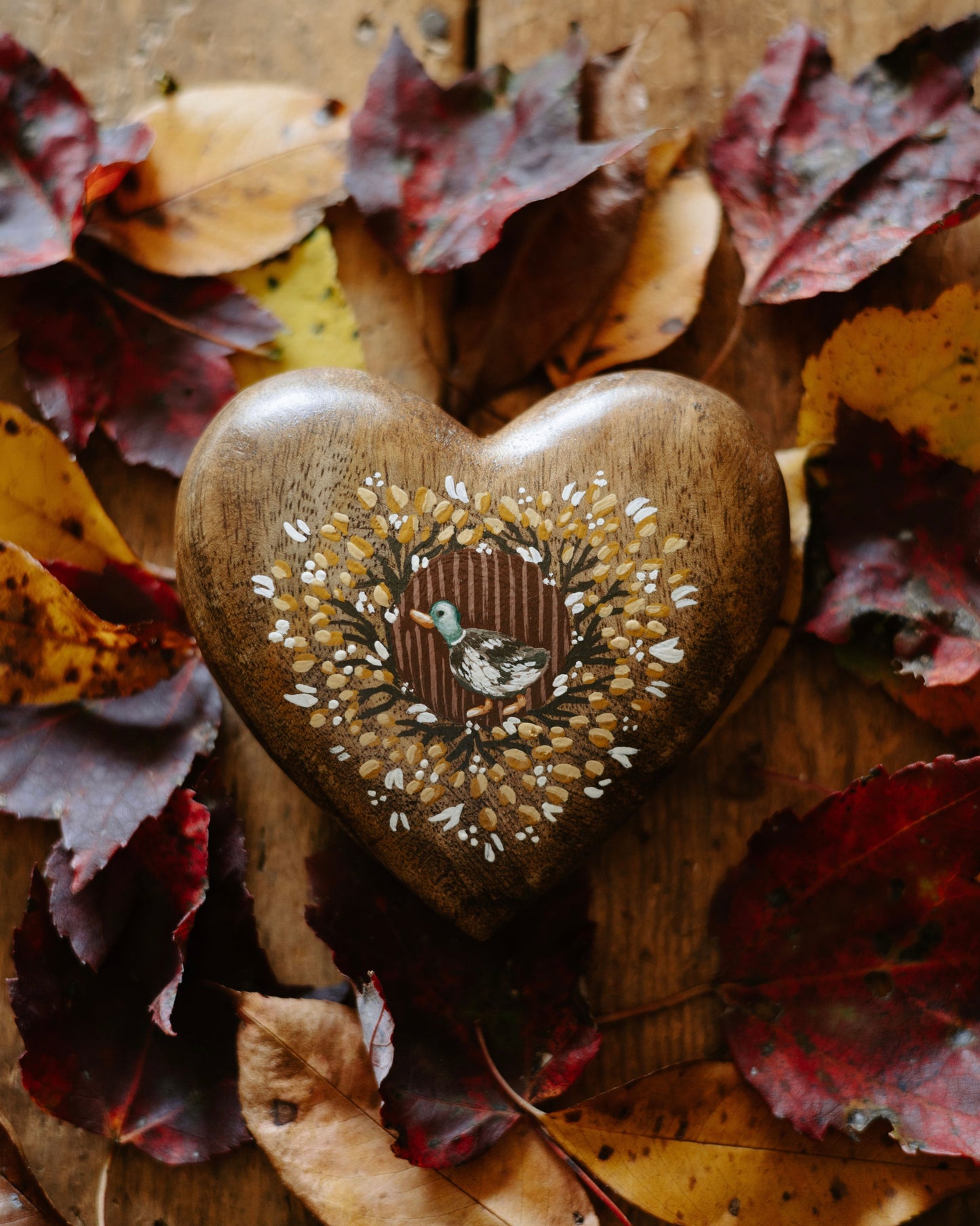 Heirloom Wooden Heart- no. 3