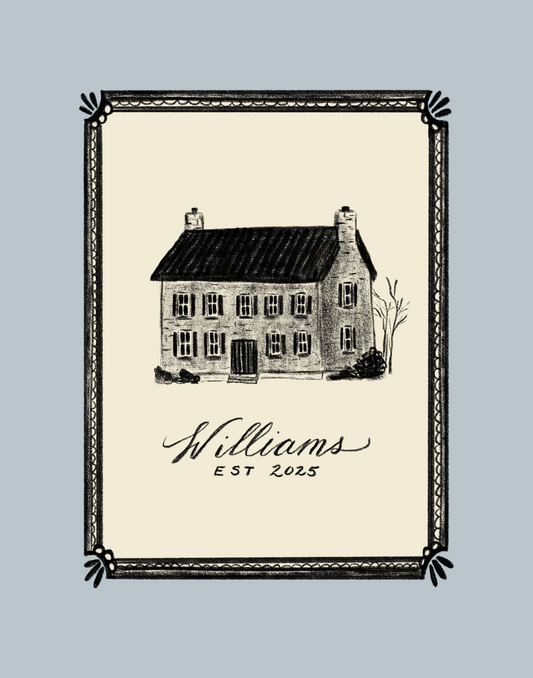 Custom Homestead Sketch