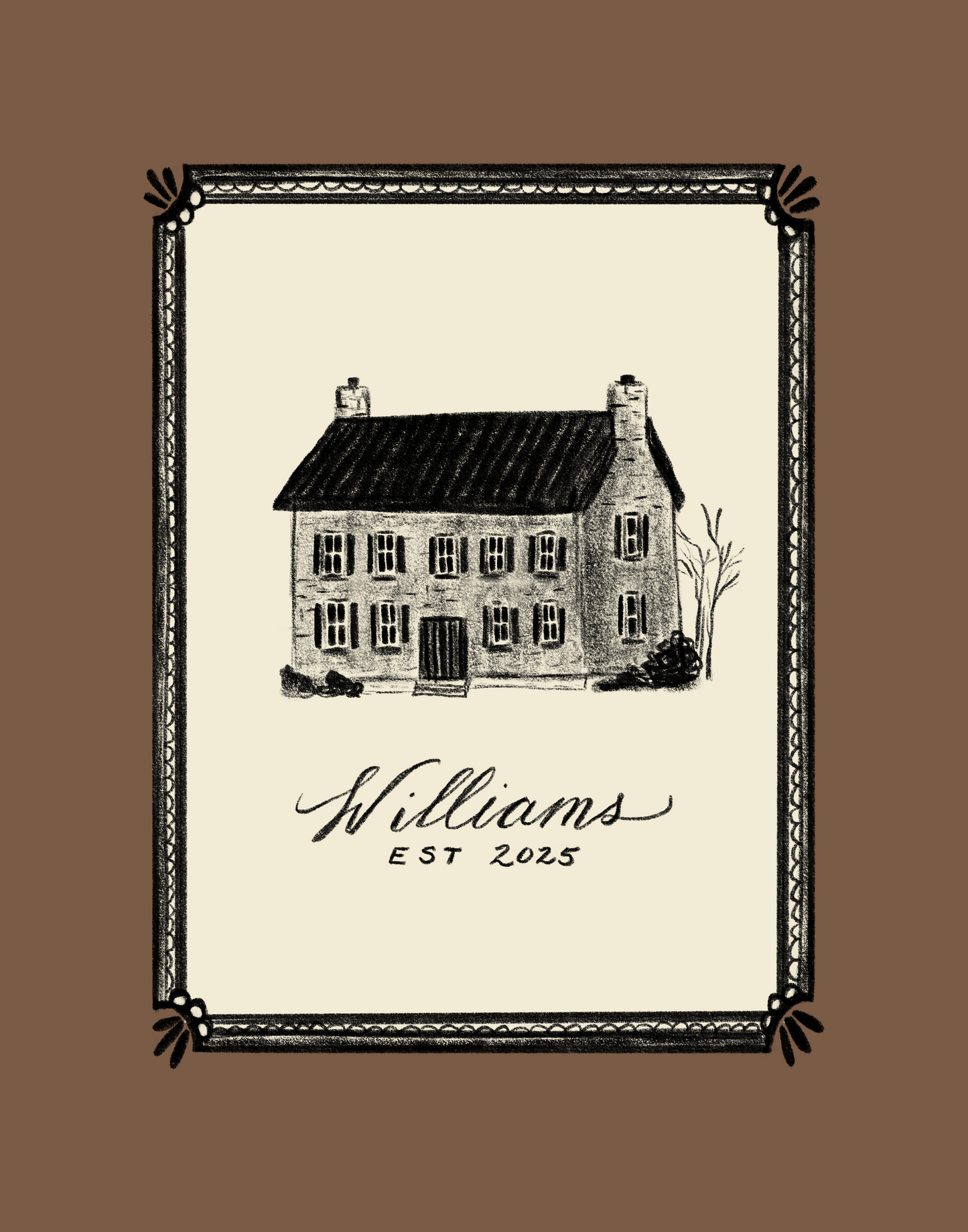 Custom Homestead Sketch