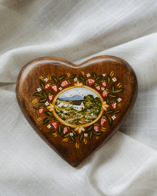 Heirloom Wooden Heart- no. 4