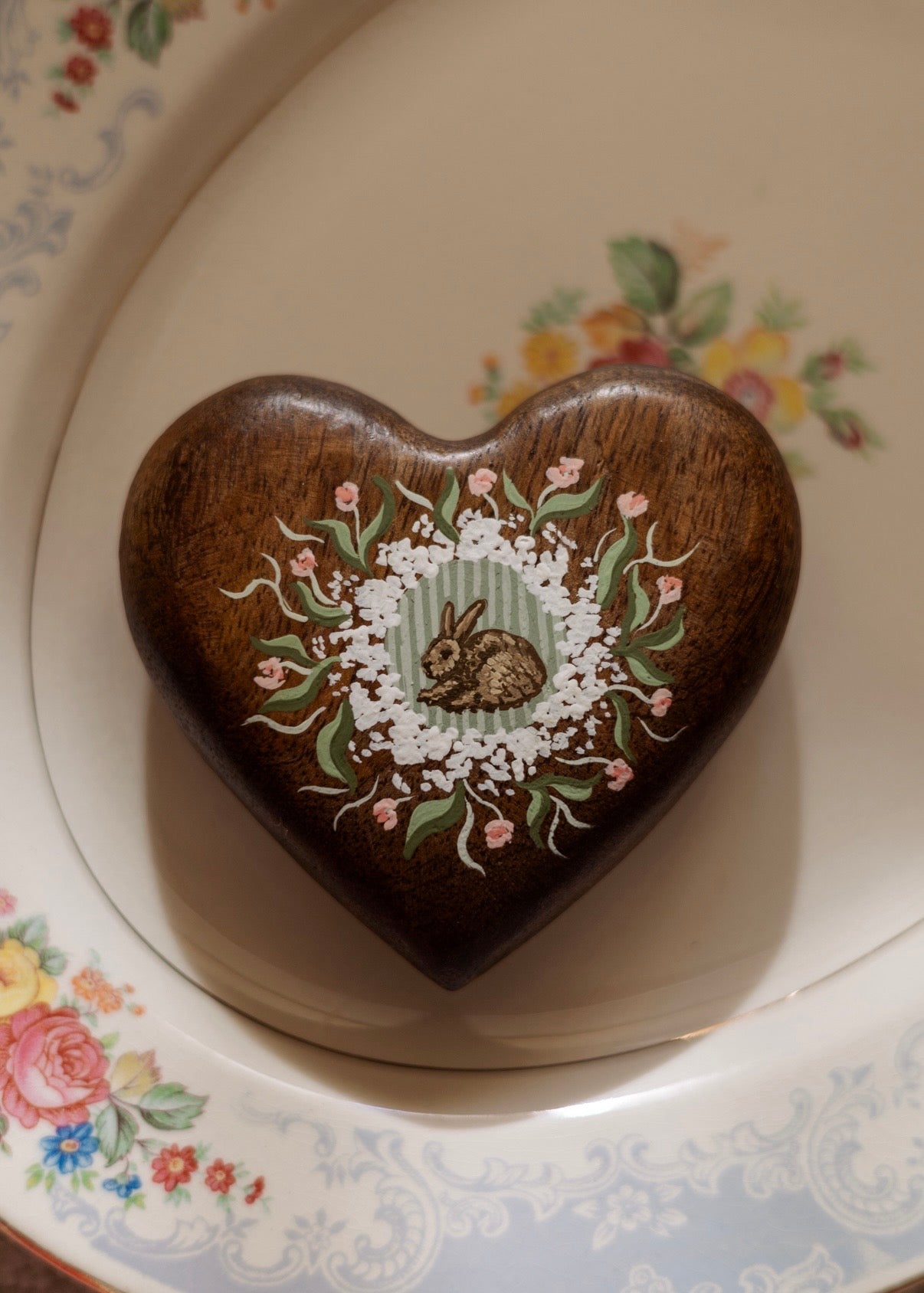 Heirloom Wooden Heart- no. 3